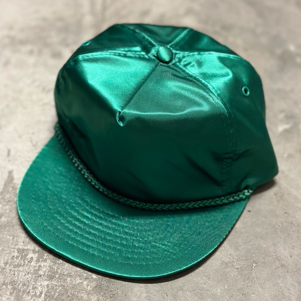 Dead stock satin hat
